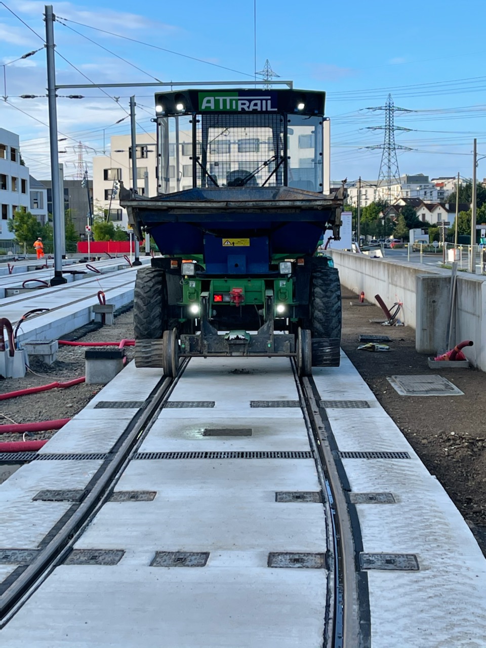 Dumper rail-route